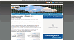 Desktop Screenshot of hoecker-hts.de