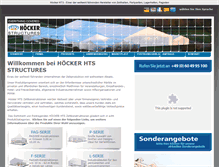 Tablet Screenshot of hoecker-hts.de